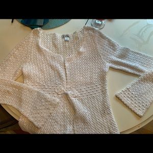 Lilly pulitzer knit white cardigan small
